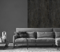 Black Marble Effect Acoustic Panel