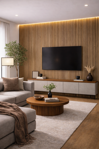 Dark Oak Acoustic Wall Panel