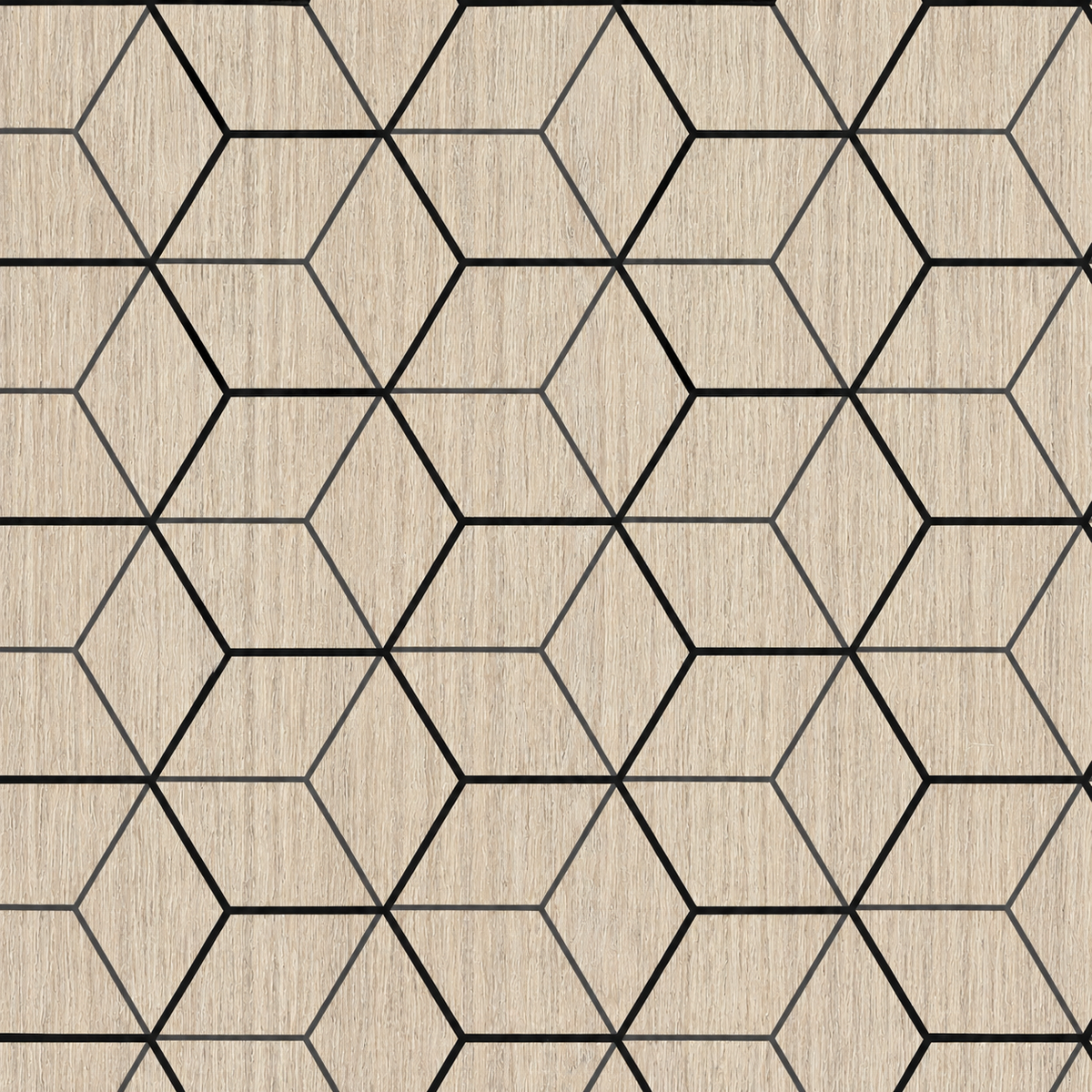 Dark Oak Blocks Acoustic Wall Panel