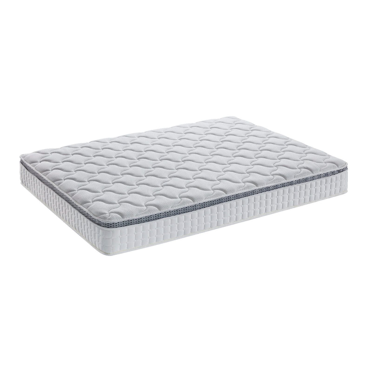 AWS 2000 Pocket Spring Mattress in a Box, 23cm deep, medium firm, showcasing its plush surface and supportive design.