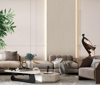 Shadow Oak Premium Acoustic Wall Panel (White Backing) 60 x 240cm