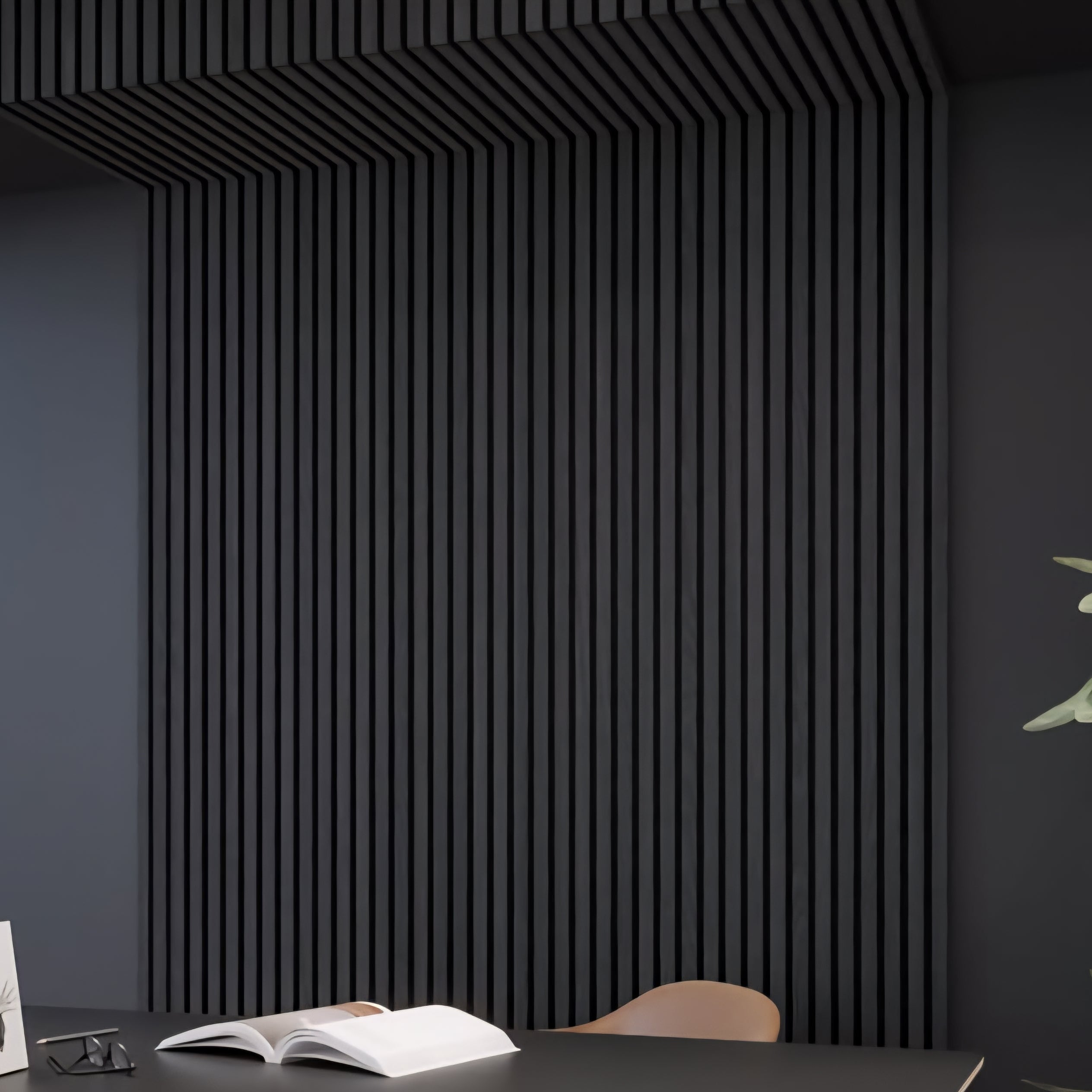 Black Acoustic Panel