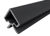 Black Outdoor Panel Corner Trim 290cm