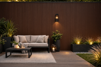 Light Brown UV Resistant Outdoor Wall Panel