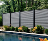 Grey Oak Composite Outdoor Fencing 180cm