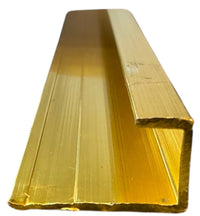 Gold Aluminium End Strip for Wall Panels