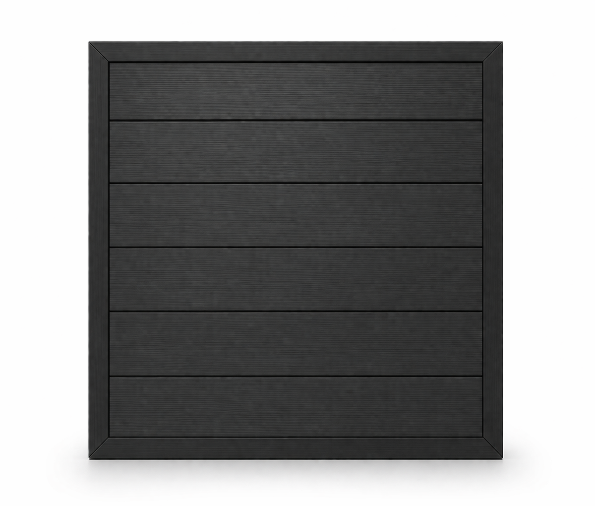 Black Composite Outdoor Fencing