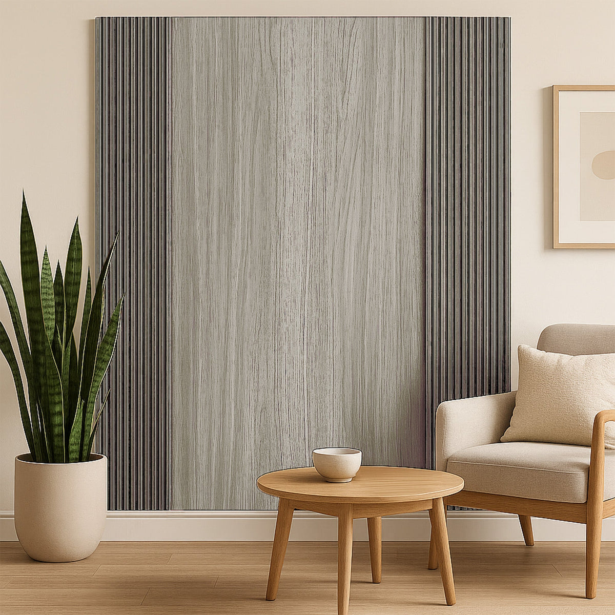 WPC Wall Panels - Wood Effect Wave Wall Panels - 235cm x 16cm (10 pack)