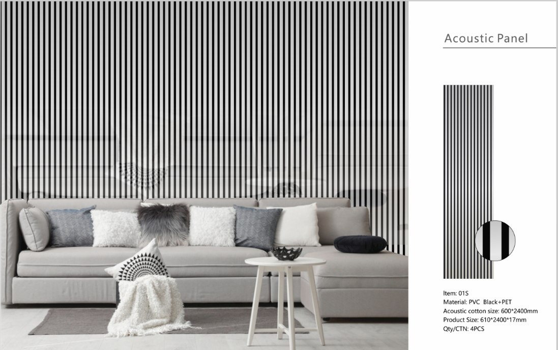 Shiny Silver Acoustic Wall Panel