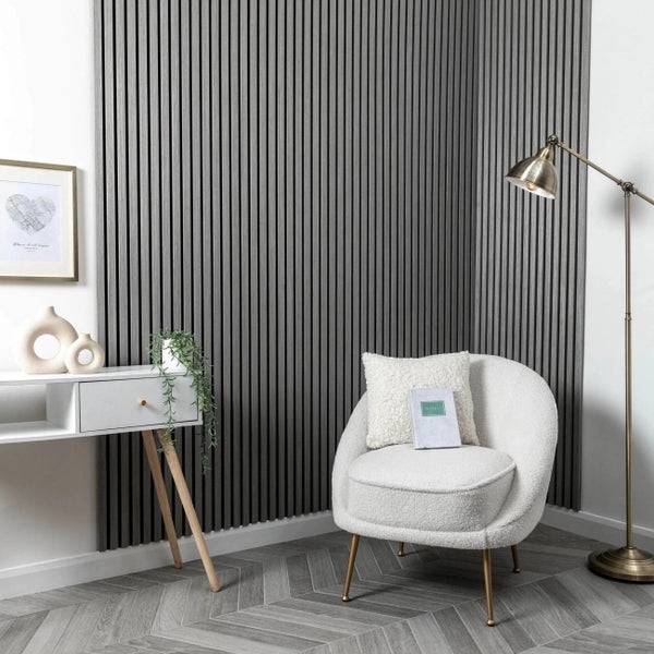 Light Grey Acoustic Wall Panel 60 x 240cm