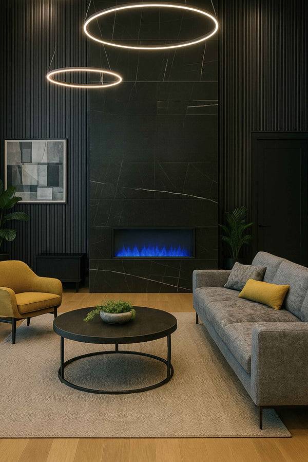 Black Wood Acoustic Wall Panel 60 x 240cm