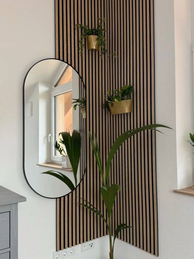 Natural Oak Acoustic Wall Panel 60 x 240cm