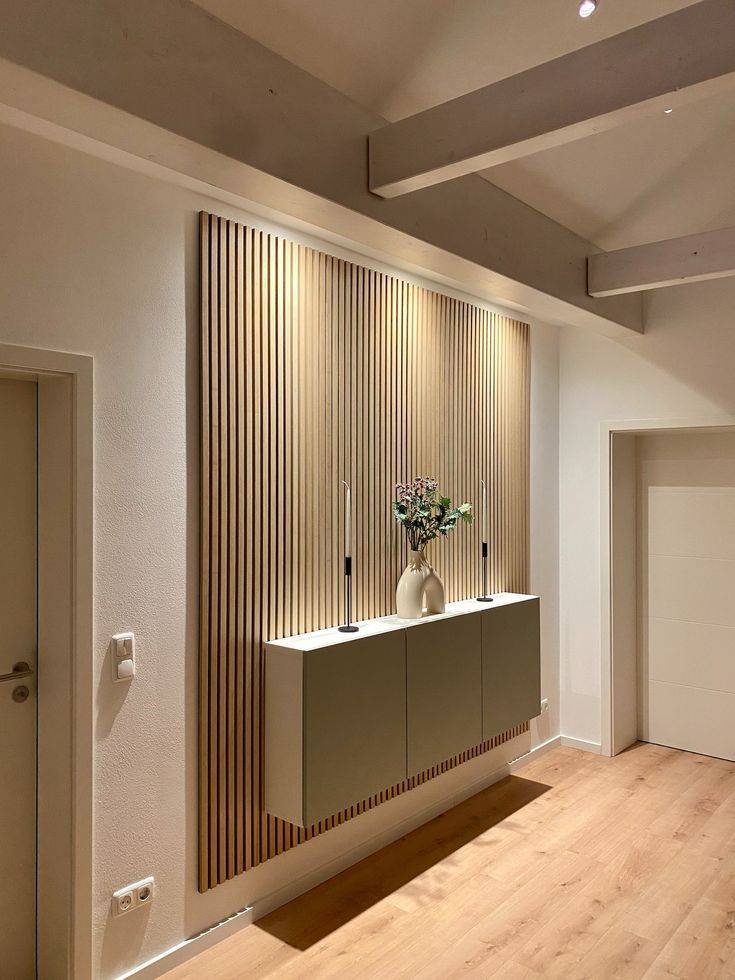 Natural Oak Acoustic Wall Panel 60 x 240cm