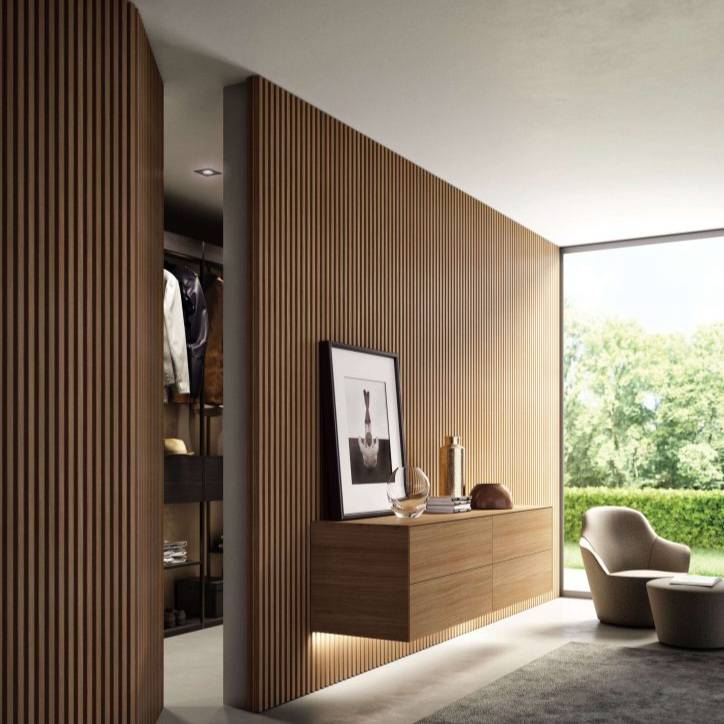 Dark Oak Acoustic Wall Panel 60 x 240cm