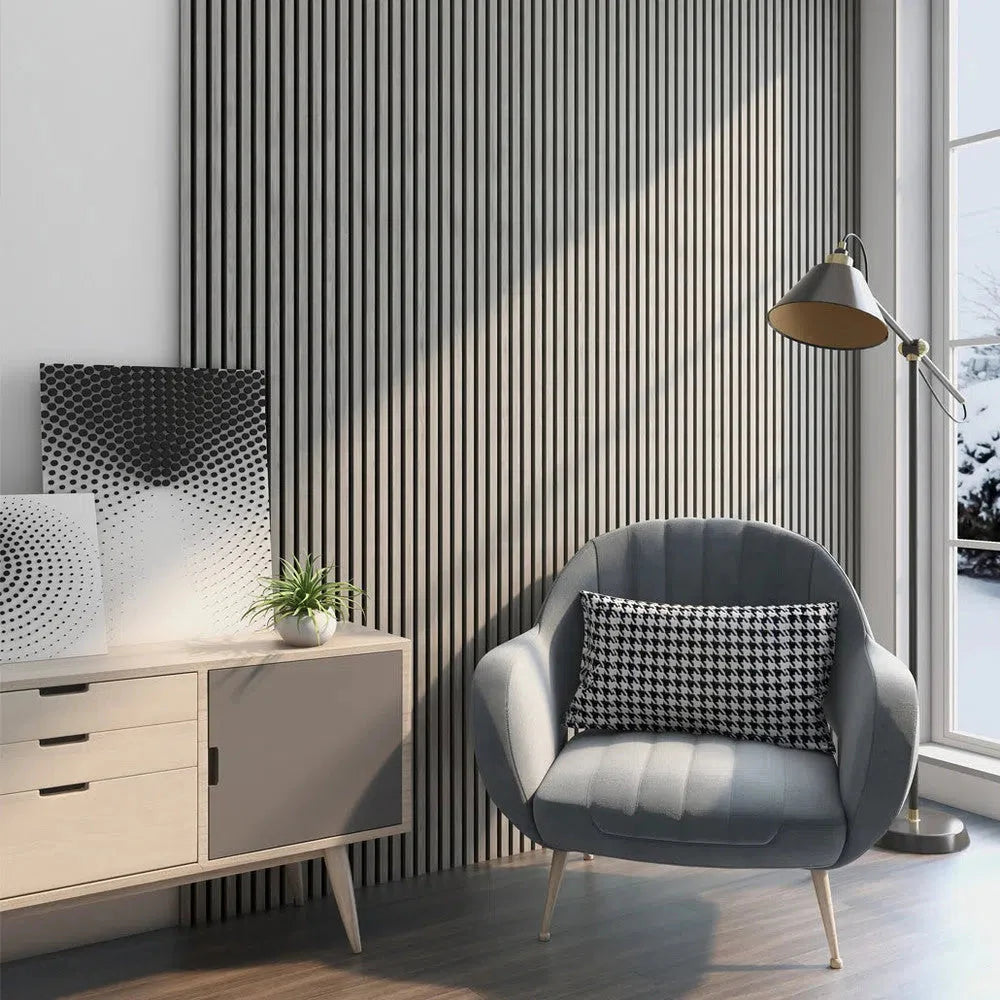 Light Grey Acoustic Wall Panel 60 x 240cm