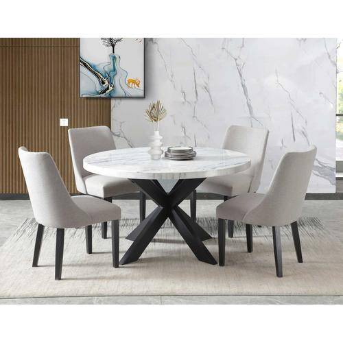 White and Grey Marble Vein Effect PVC Indoor Wall Panel 60 x 240cm