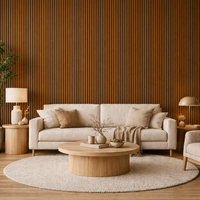 Teak Oak Acoustic Wall Panel 60 x 240cm
