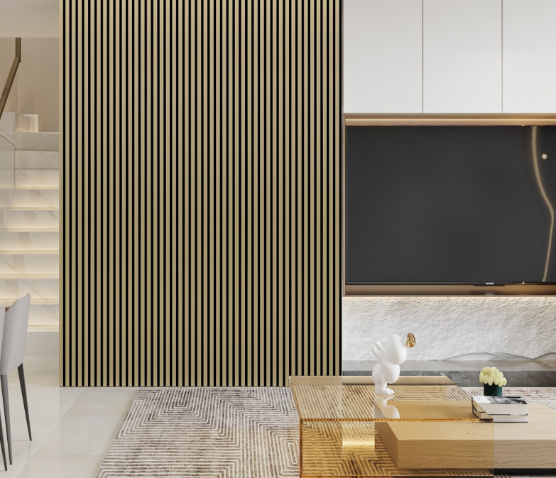 Metallic Gold Acoustic Wall Panel