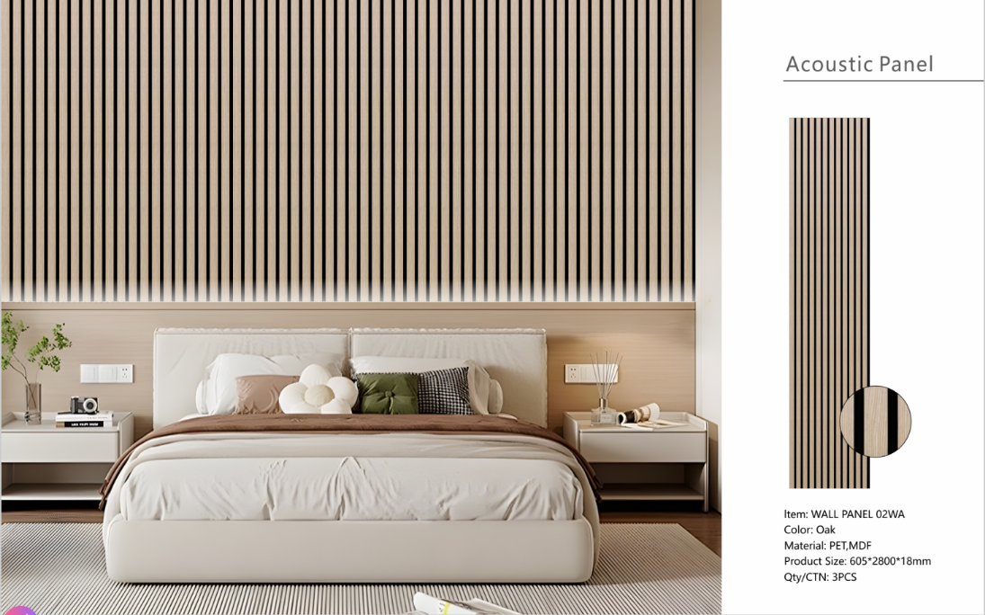 Oak Acoustic Wall Panel