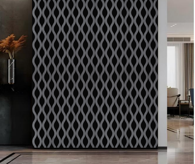 Wall Panel 03C - Dark Grey - Acoustic - 240cm - (1 pack / 4pcs)