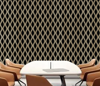 Dark Oak Wavy Acoustic Wall Panel