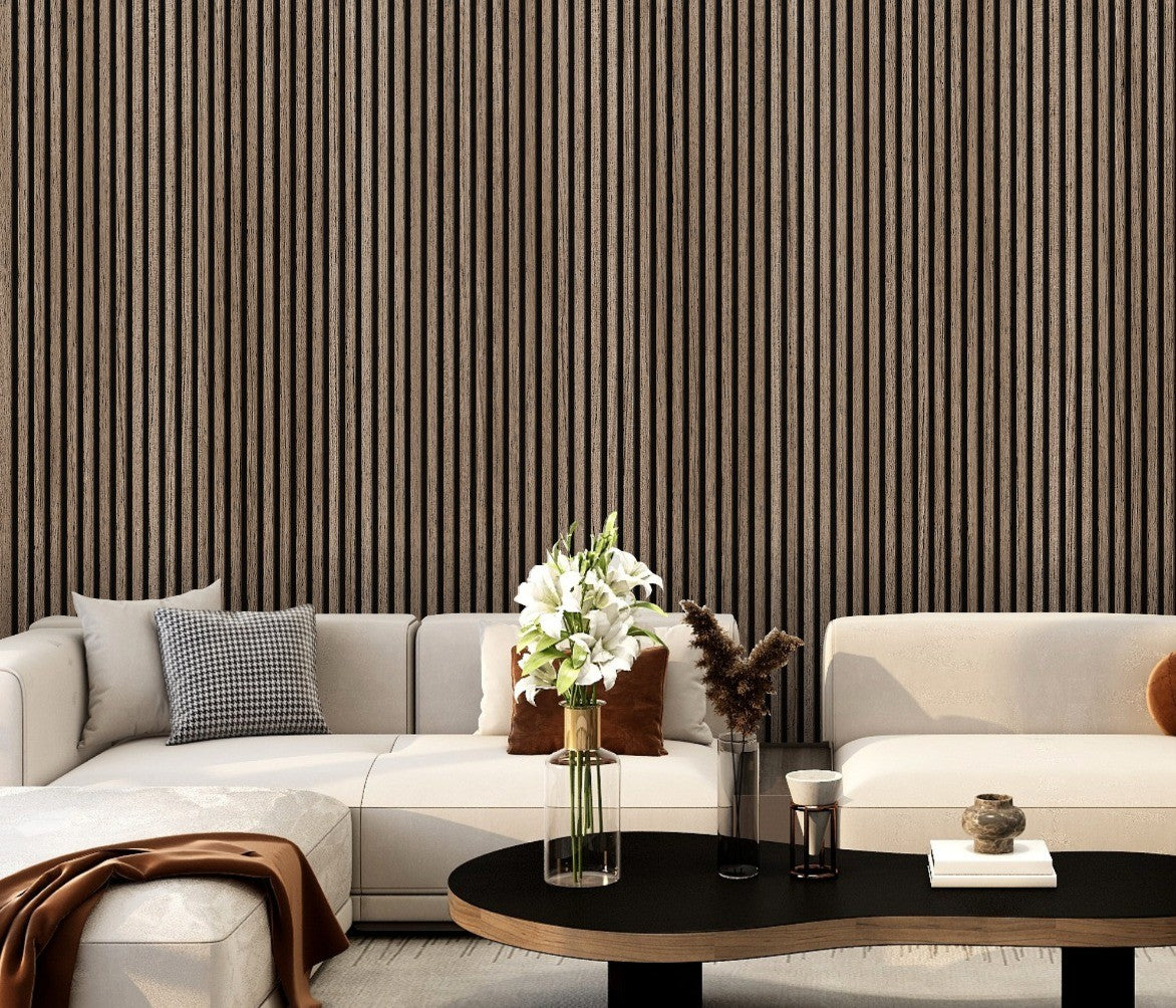Dark Oak Seamless PVC Wall Panel 30 x 240cm