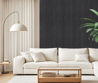 Black Seamless PVC Wall Panel 30 x 240cm
