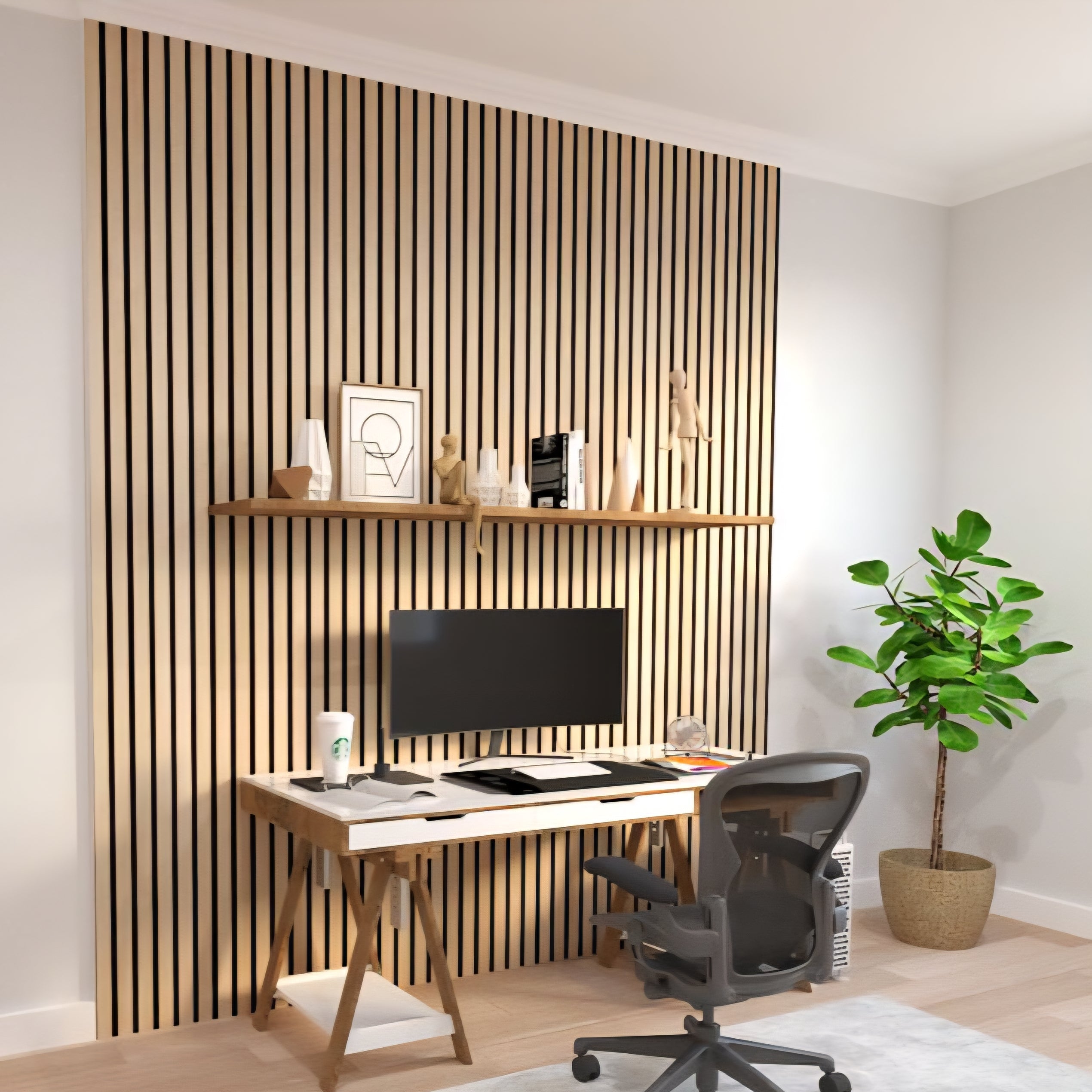Light Oak Acoustic Panel