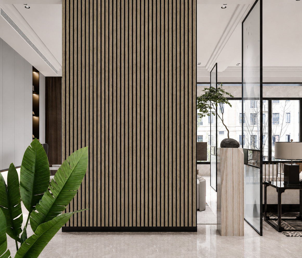 Dark Oak Premium Acoustic Wall Panel 60 x 240cm