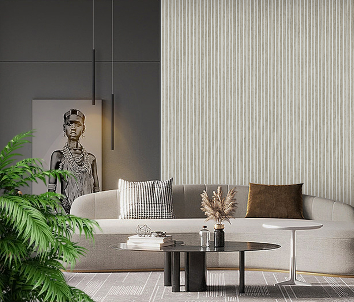 Light Oak Premium Acoustic Wall Panel (White Backing) 60 x 240cm