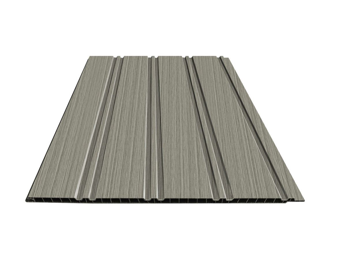 Dark Grey PVC Slat Wall Panel