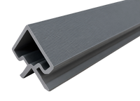 Grey Outdoor Panel Corner Trim 290cm