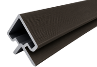 Dark Brown Outdoor Panel Corner Trim 290cm