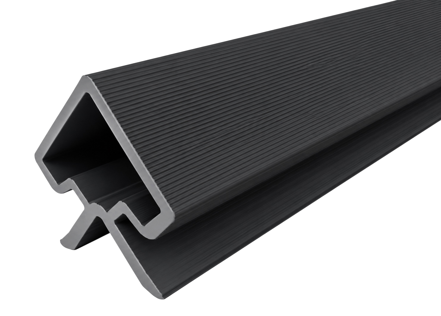 Black Outdoor Panel Corner Trim 290cm
