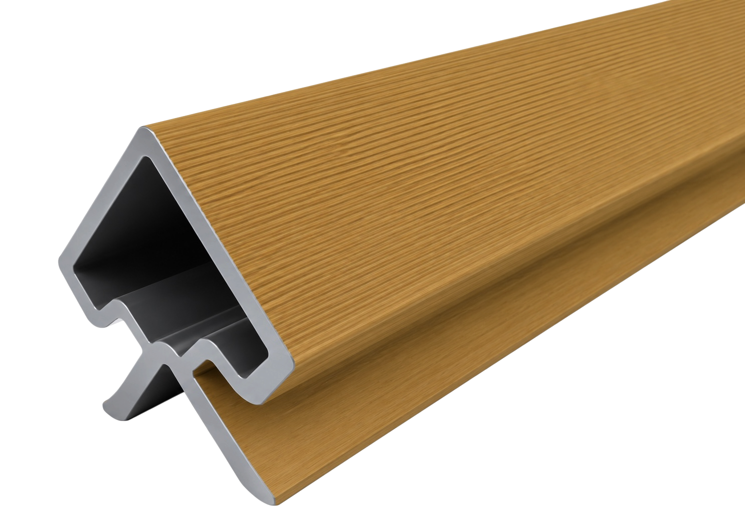 Walnut Outdoor Panel Corner Trim 290cm