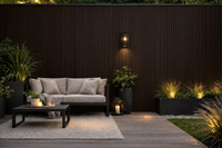 Dark Brown UV Resistant Outdoor Wall Panel