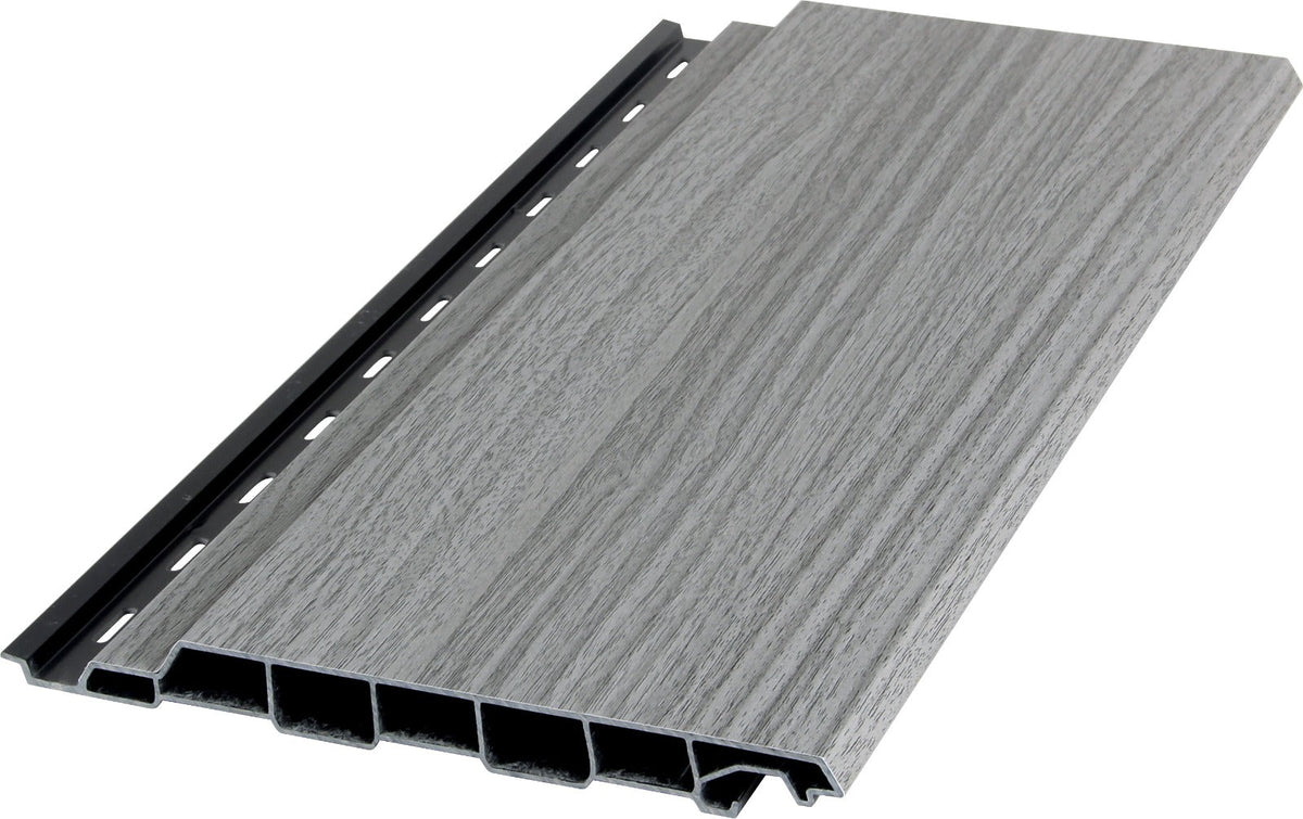 Grey Oak Composite Slat Outdoor Panel 290cm