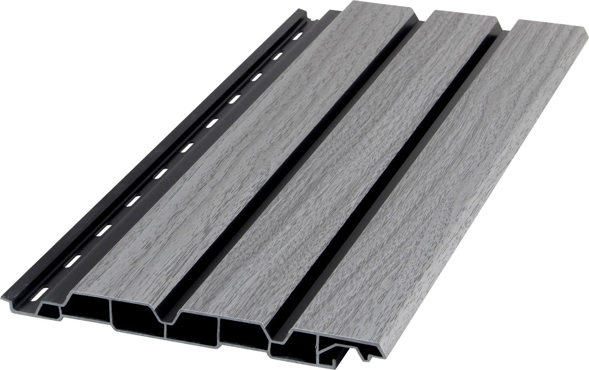 Grey Oak Composite Slat Outdoor Panel 290cm