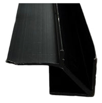Black Aluminium Corner Strip for Wall Panels