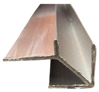 Silver Aluminium Corner Strip for Wall Panels