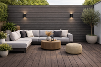 Dark Brown Composite Outdoor Decking