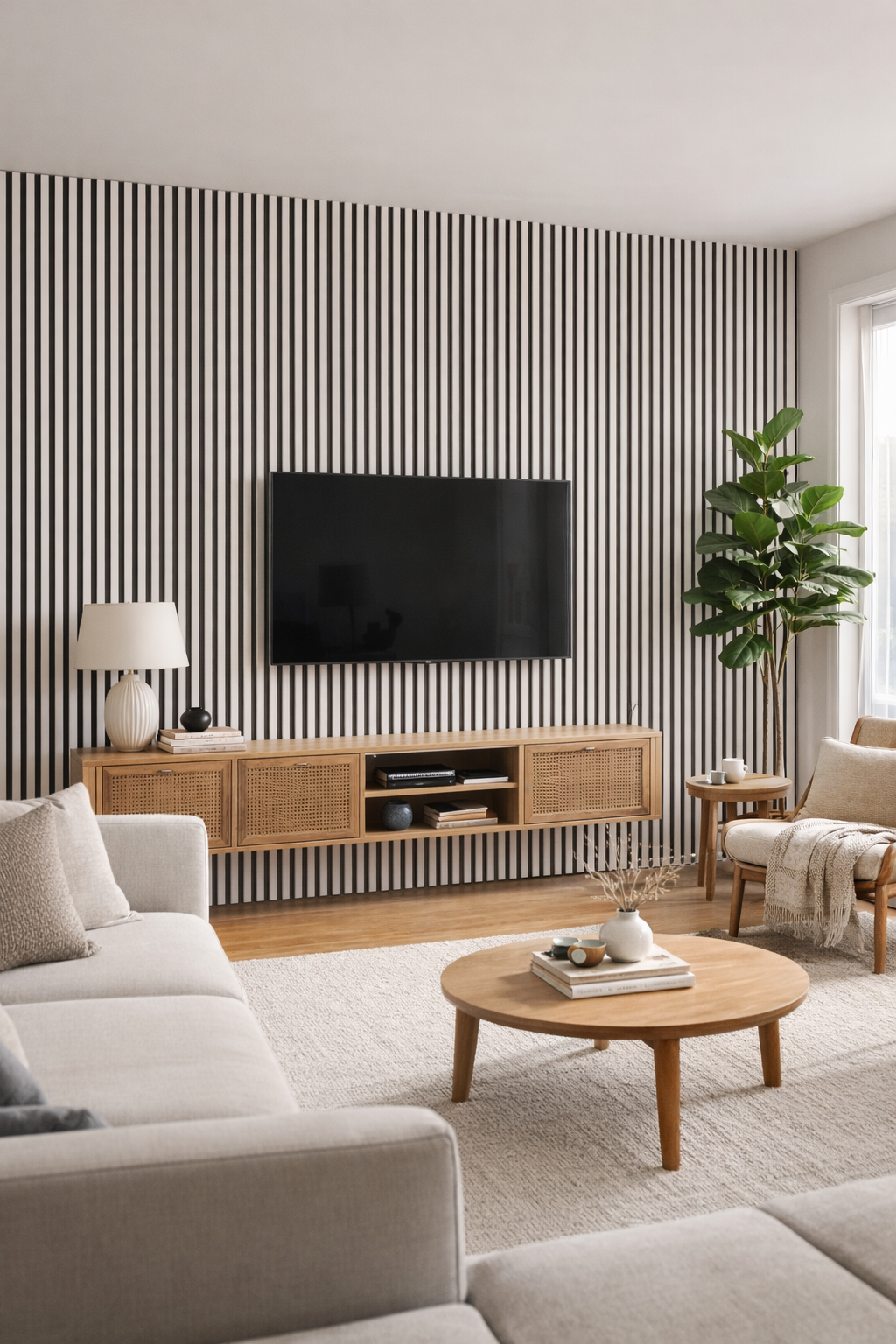 White Acoustic Wall Panel