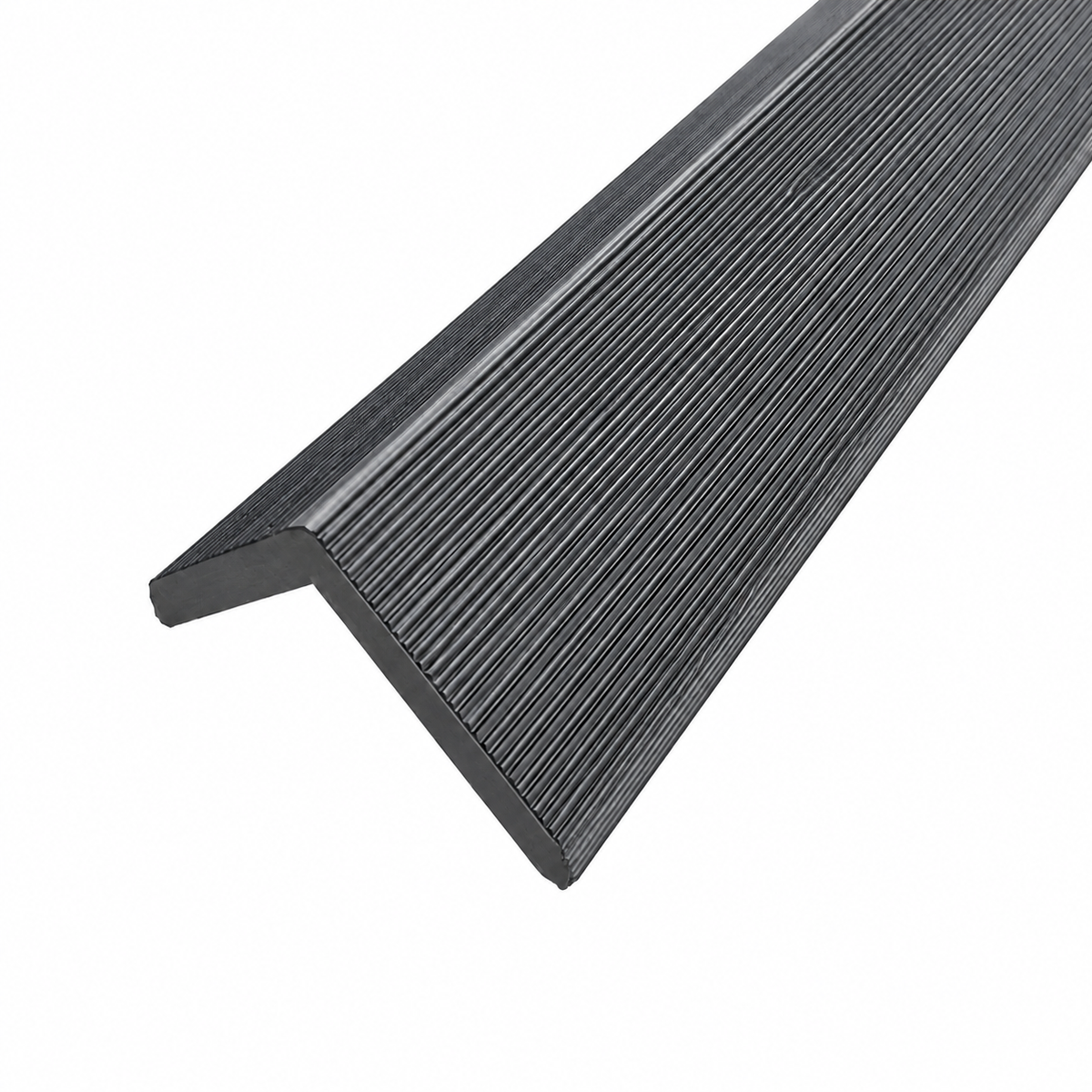 Composite Exterior Slat Wall Cladding - Waterproof, UV-Resistant - Wide Slat - Black Oak