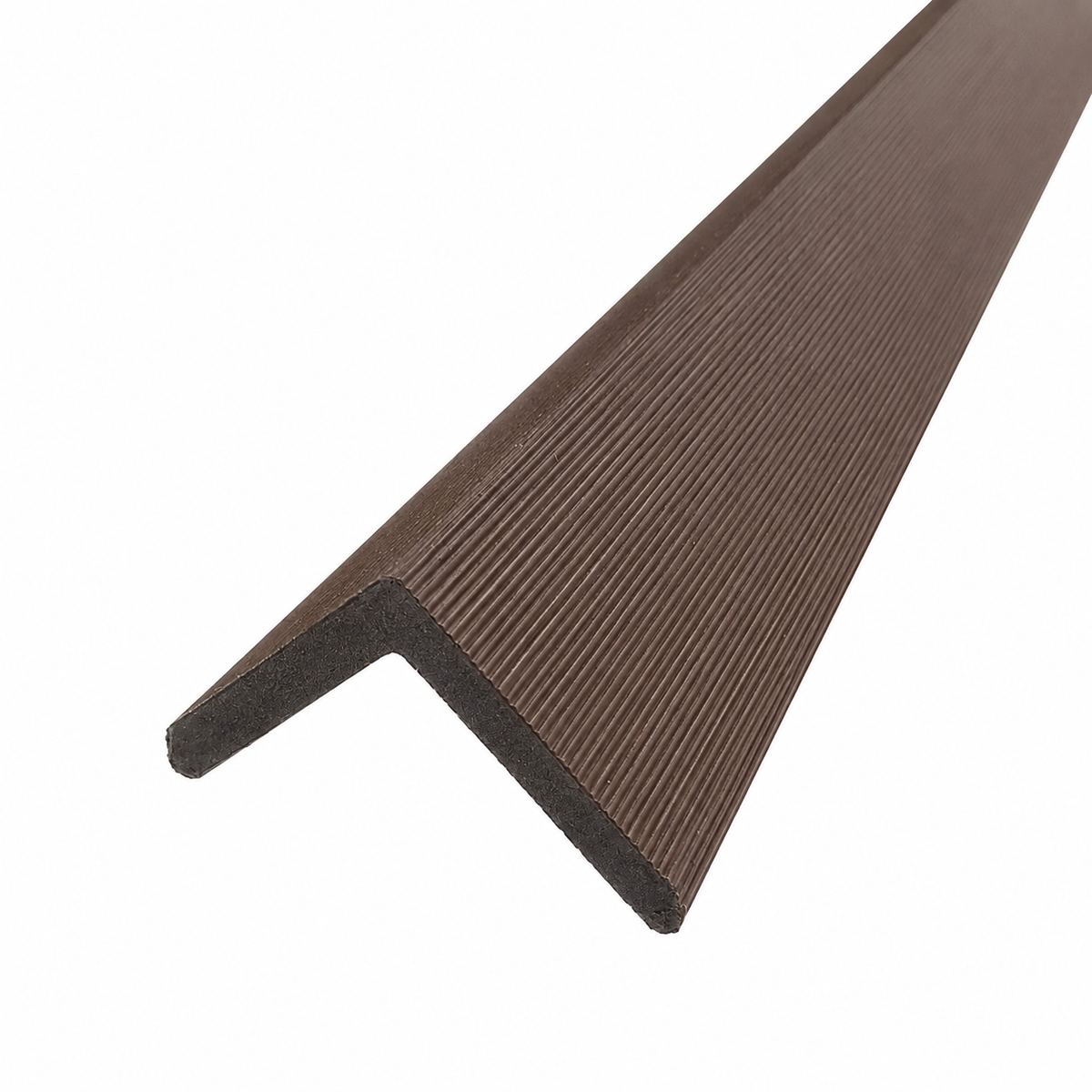 Composite Exterior Slat Wall Cladding - Waterproof, UV-Resistant - Wide Slat - Smoked Oak