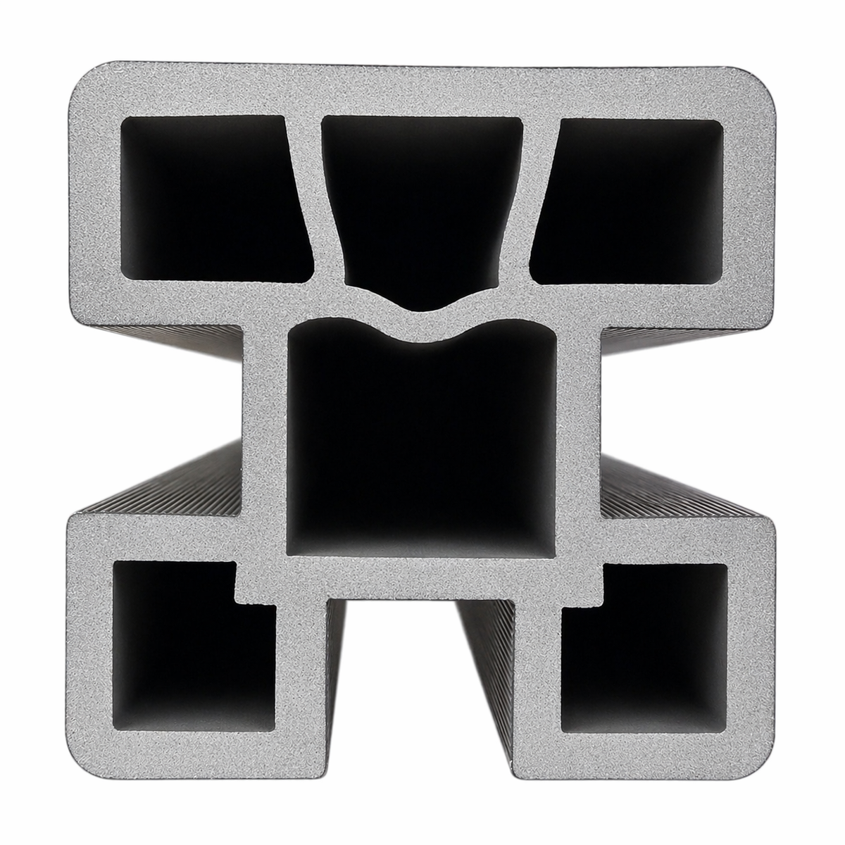 Black Composite Fence Post