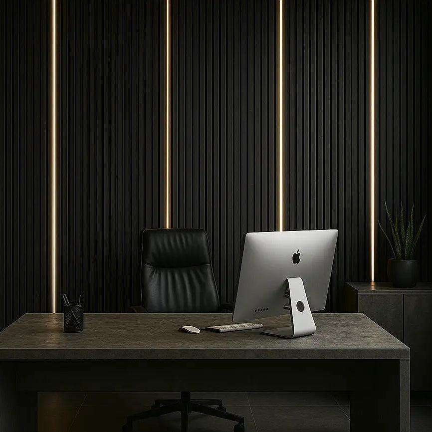 Black Acoustic Panel