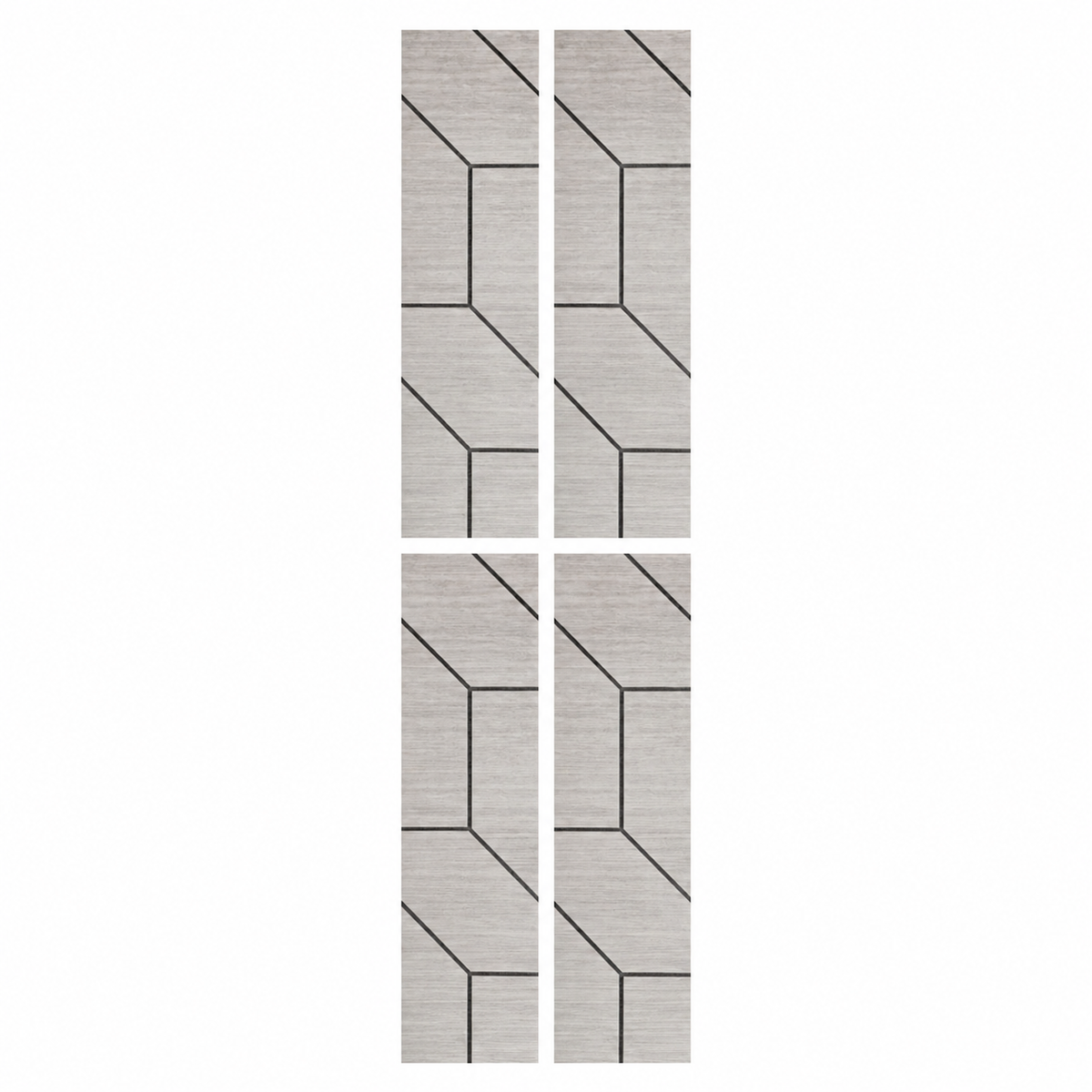 Superlightweight Wedge - Self Adhesive Acoustic Wall Panels - 120cm x 30cm (4 pack)