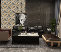 Wall Panel 010B - Antique Metallic Gold - Acoustic - 240cm - (1 pack / 4pcs)