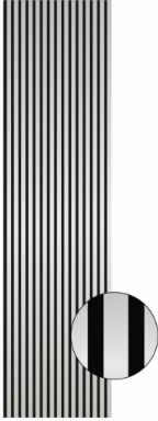 Shiny Silver Acoustic Wall Panel