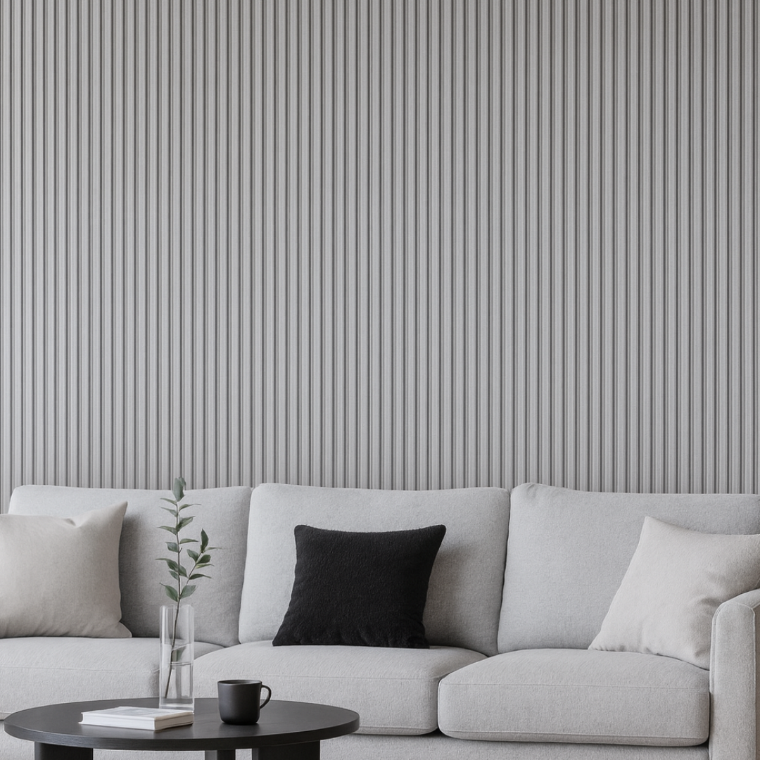 WPC Wall Panels - Wood Effect Wave Wall Panels - 235cm x 16cm (10 pack)
